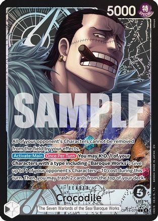 Crocodile - OP14-079 (Illustration Alternative) (OP14-079) - Chef de file