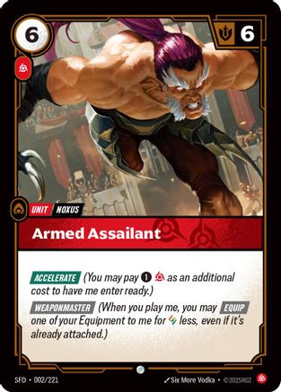 Armed Assailant (002/221) - Spiritforged Foil