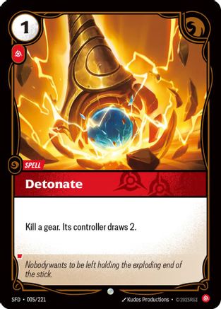 Detonate (005/221) - Spiritforged Foil