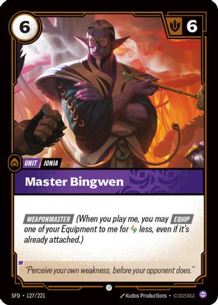 Master Bingwen (127/221) - Spiritforged