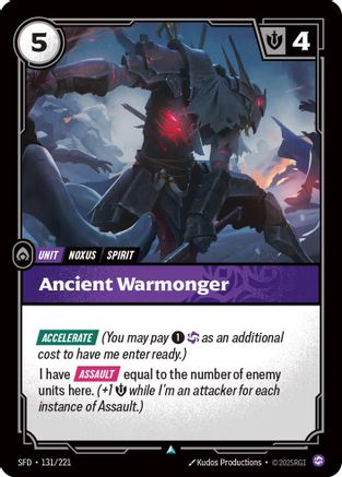 Ancient Warmonger (131/221) - Spiritforged