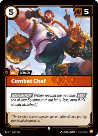 Combat Chef (092/221) - Spiritforged Foil