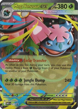 Méga Florizarre ex - 013 - Promo - Holofoil