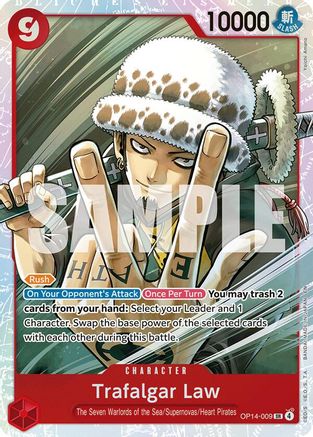 Trafalgar Law - OP14-009 (OP14-009) - Super Rare