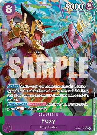 Foxy (Illustration alternative) (EB04-036) - Super Rare