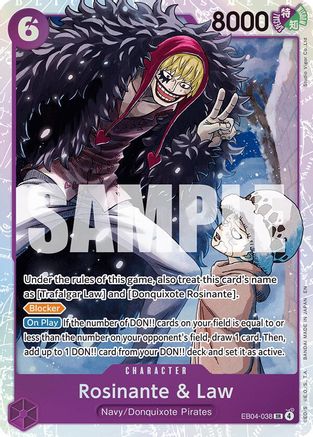 Rosinante & Law (EB04-038)  -  Super Rare