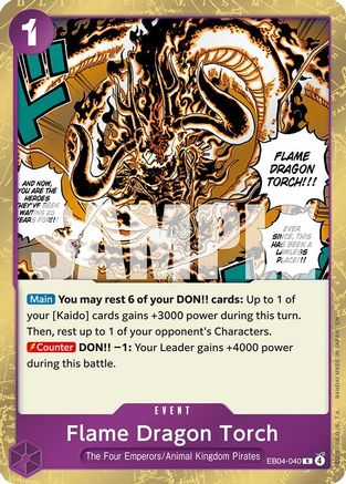 Flame Dragon Torch (EB04-040)  -  Rare