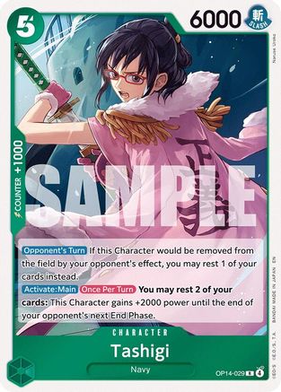 Tashigi (OP14-029)  -  Rare