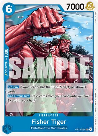 Fisher Tiger (OP14-054)  -  Uncommon