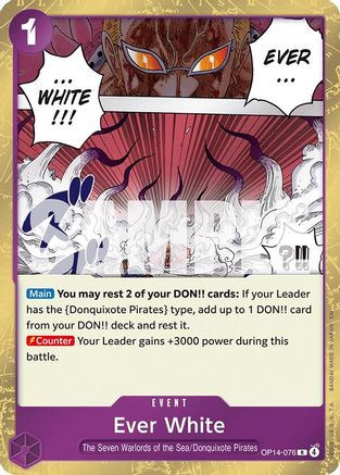 Ever White (OP14-076)  -  Rare