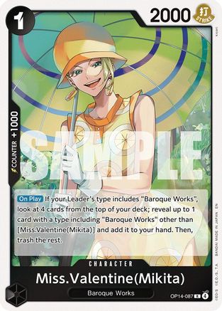 Miss Valentine (Mikita) (OP14-087) - Rare