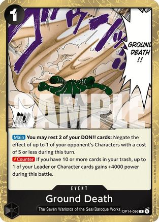 Ground Death (OP14-096)  -  Rare