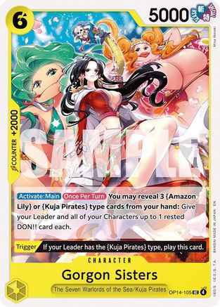 Gorgon Sisters (OP14-105)  -  Uncommon