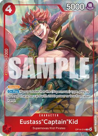Eustass « Capitaine » Kid - OP14-014 (Dash Pack) (OP14-014) - Rare