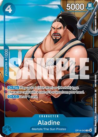 Aladine (Dash Pack) (OP14-043) - Rare