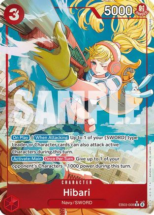 Hibari (Alternate Art) (EB03-008)  -  Rare