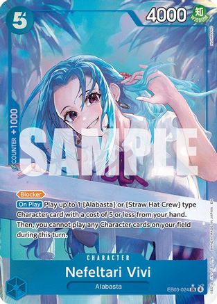 Nefeltari Vivi (024) (Alternate Art) (EB03-024)  -  Super Rare