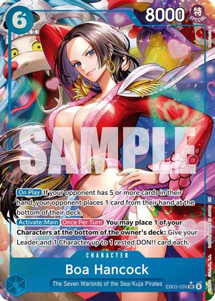 Boa Hancock (Alternate Art) (EB03-026)  -  Super Rare