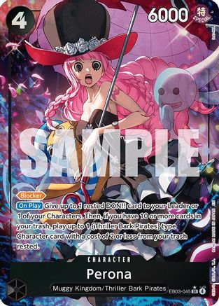 Perona (Alternate Art) (EB03-045)  -  Super Rare