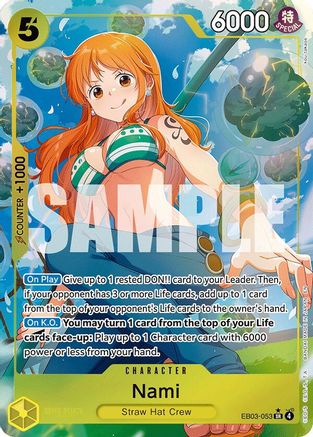 Nami (053) (Alternate Art) (EB03-053)  -  Super Rare