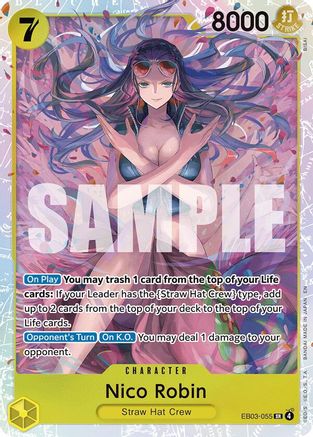 Nico Robin (055) (EB03-055)  -  Super Rare