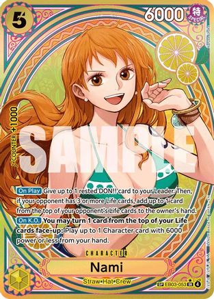 Nami (SP) (EB03-053)  -  Super Rare