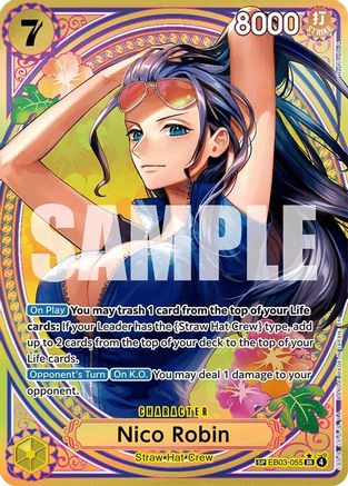 Nico Robin - 055 (SP) (EB03-055)  -  Super Rare