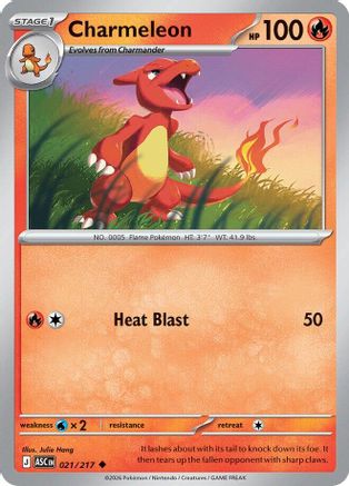 Charmeleon - 021 - Uncommon - Reverse Holofoil