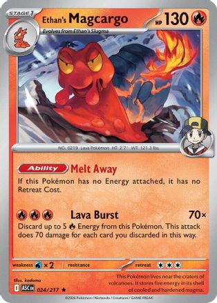Limagone d'Ethan - 024/217 - Rare - Holo