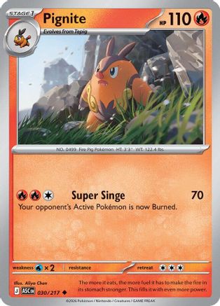 Pignite - 030 - Uncommon - Reverse Holofoil