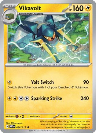 Vikavolt - 066/217  - Uncommon - Reverse Holofoil
