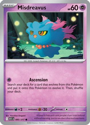 Misdreavus - 085/217  - Common - Normal
