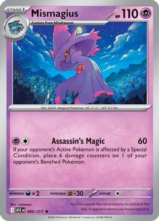 Mismagius - 086 - Rare - Holofoil