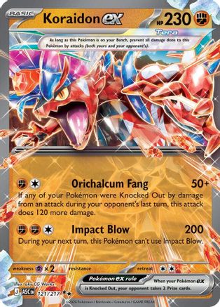 Koraidon ex - 121 - Double Rare - Holofoil