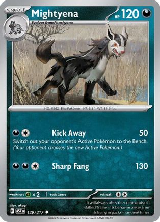 Mightyena - 129/217  - Uncommon - Normal