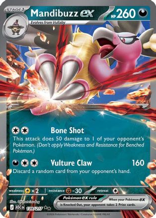 Mandibuzz ex - 139 - Double Rare - Holofoil