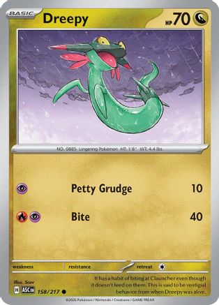 Dreepy - 158/217  - Common - Normal