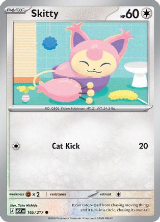 Skitty - 165 - Common - Reverse Holofoil
