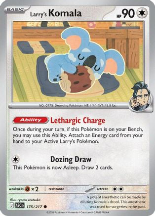 Larry's Komala - 175 - Common - Reverse Holofoil