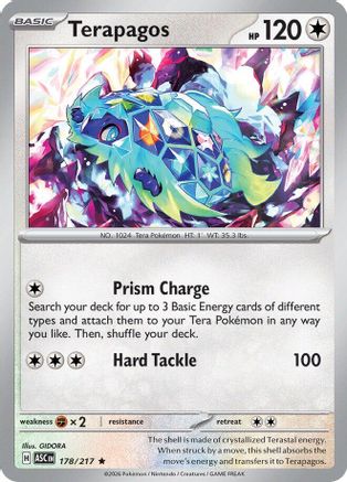 Terapagos - 178 - Rare - Reverse Holofoil