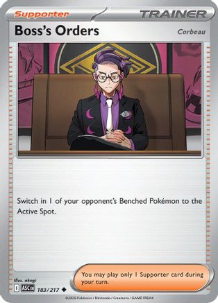 Boss's Orders [Corbeau] - 183/217  - Uncommon - Normal
