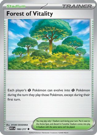 Forest of Vitality - 188 - Uncommon - Reverse Holofoil