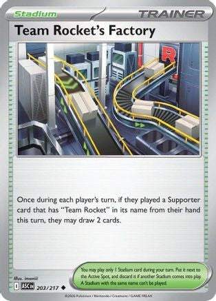 Team Rocket's Factory - 203 - Uncommon - Reverse Holofoil