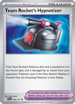 Hypnotiseur de la Team Rocket - 206 - Peu commune - Holofoil inversé