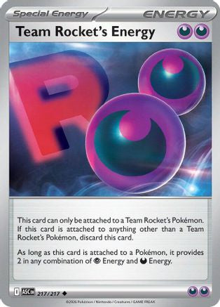 Team Rocket's Energy - 217 - Uncommon - Reverse Holofoil