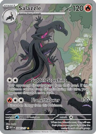 Salazzle - 224/217  - Illustration Rare - Holofoil