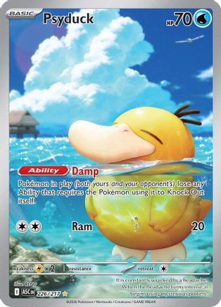 Psyduck - 226/217  - Illustration Rare - Holofoil