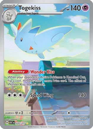Togekiss - 235/217 - Illustration rare - Holofoil