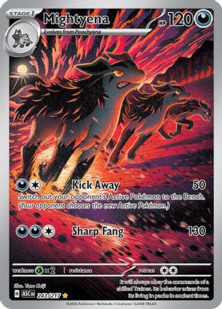 Mightyena - 243/217  - Illustration Rare - Holofoil