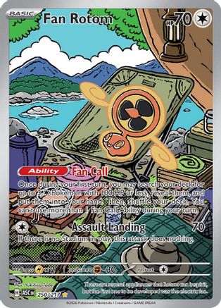 Fan Rotom - 250/217  - Illustration Rare - Holofoil